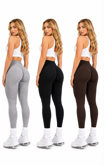 Kit: 3 Calças Legging (Yoga)