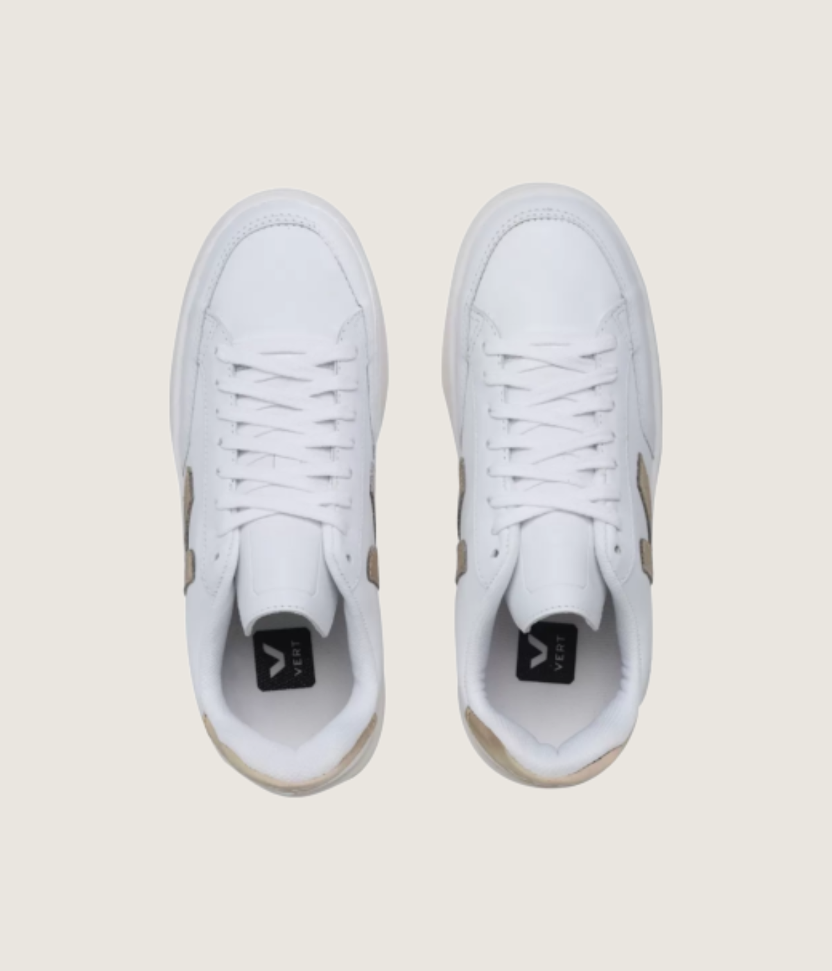 Vert V-12 - Branco/Dourado